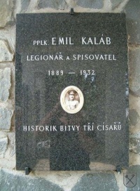 Pamětní deska pplk. Emila Kalába