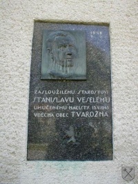 Pamětní deska Stanislavu Veselému