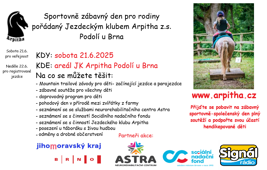Sportovně zábavný den pro rodiny v Podolí