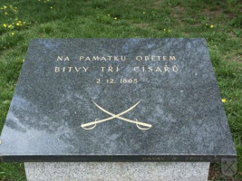 Pamětní deska civilním obětem bitvy u&nbsp;Slavkova