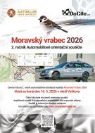 Moravský vrabec 2026 - 2. ročník Automobilové orientační soutěže 1