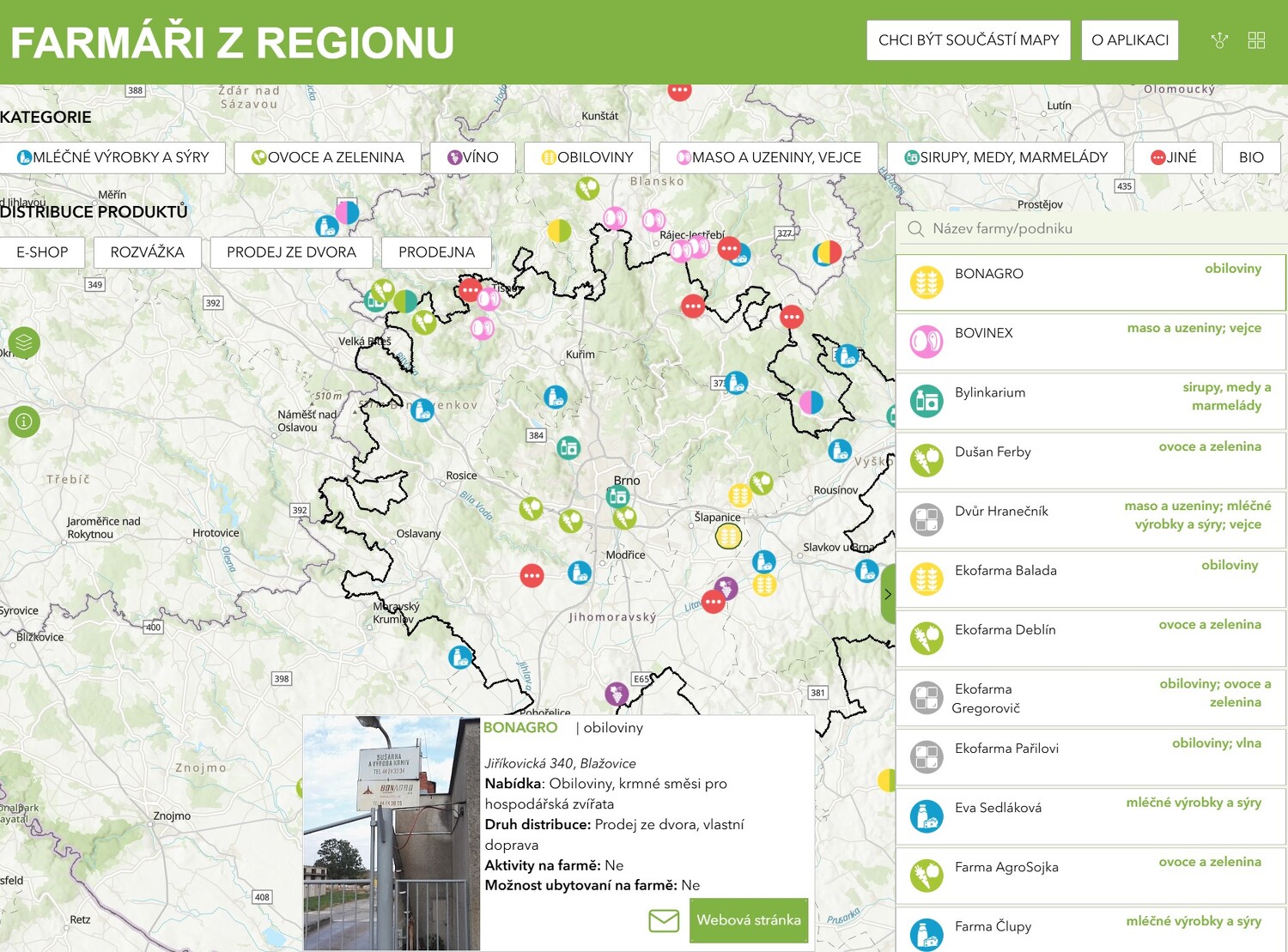 Projekt Farmáři z regionu