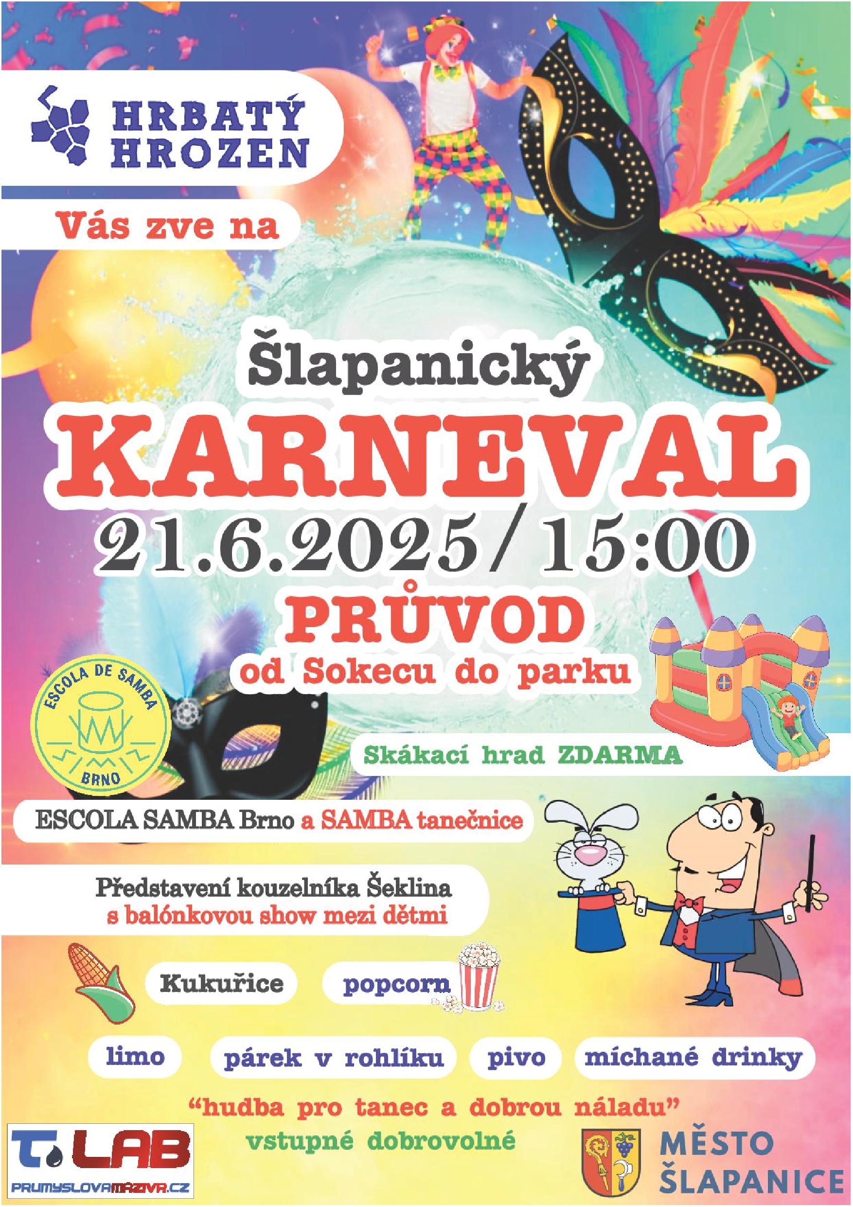 Šlapanický karneval a Pivní slavnosti  ve Šlapanicích
