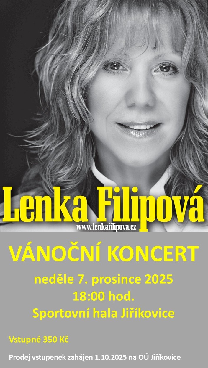 Vánoční koncert Jiříkovice - Lenka Filipová