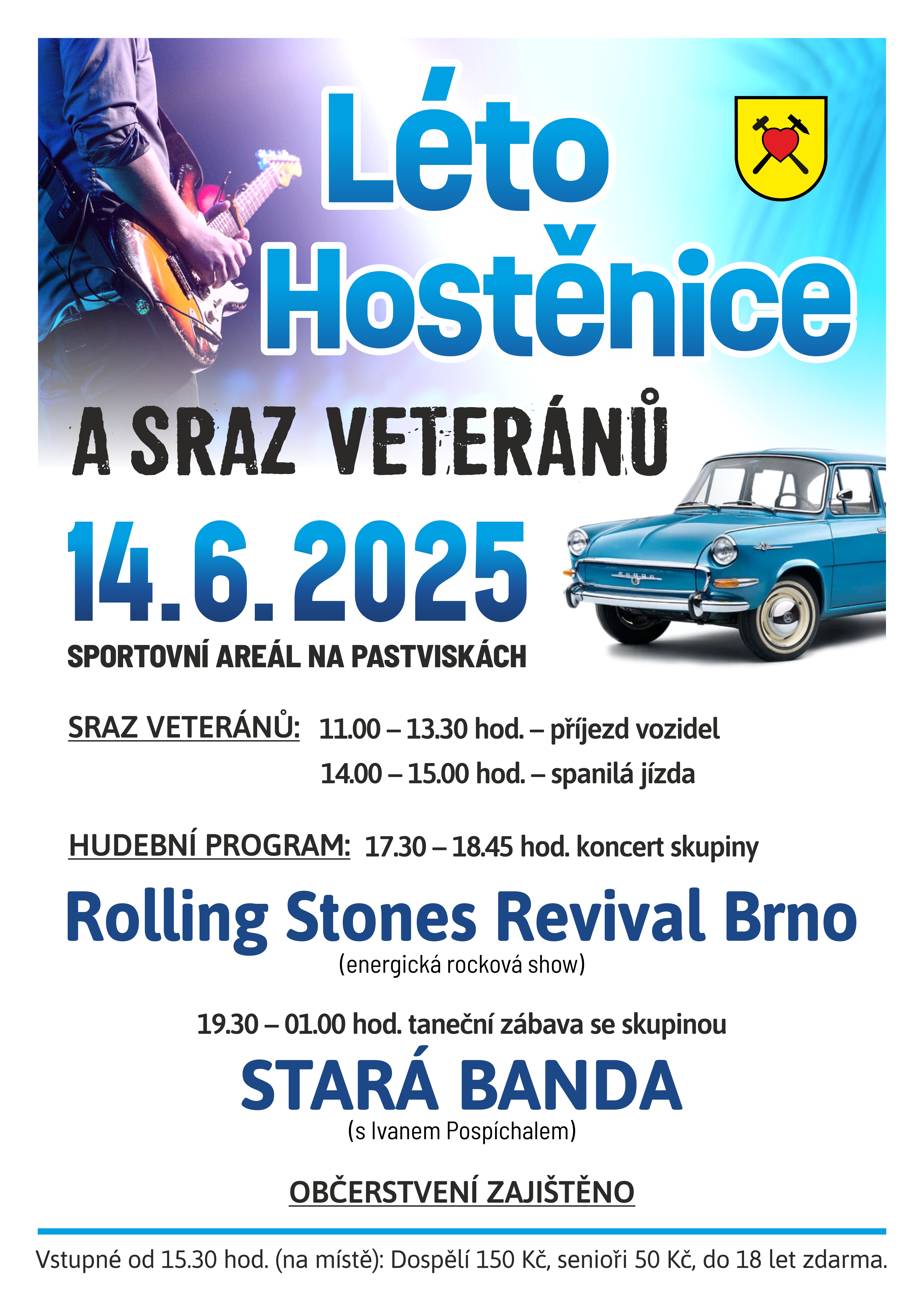 Léto Hostěnice 2025 spojená se srazem veteránů 