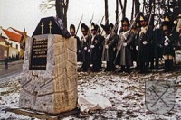 Pomník padlým ruským vojákům z roku 1805