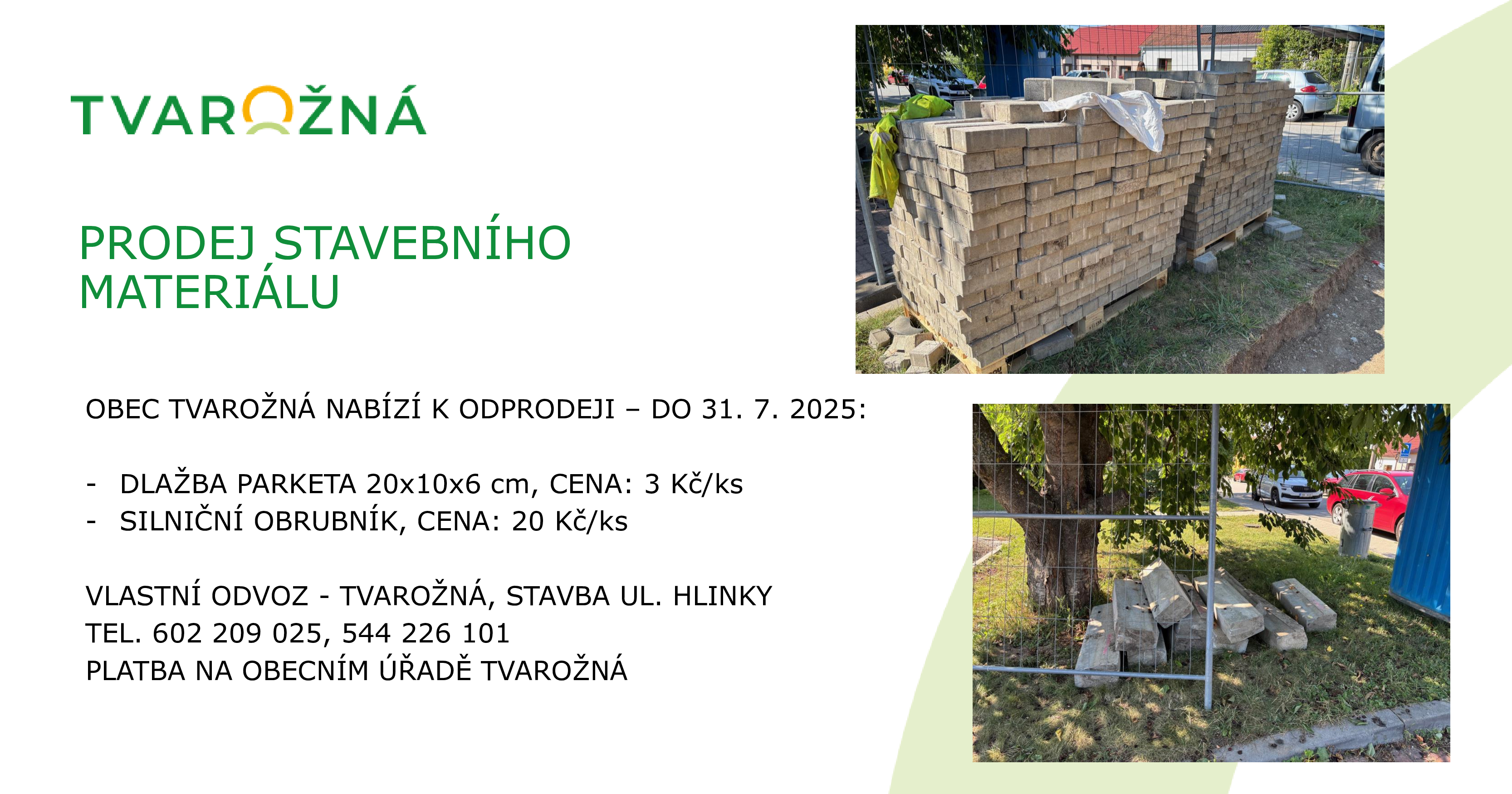 Odprodej stavebního materiálu