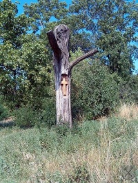 Rostlý kříž na Santonu