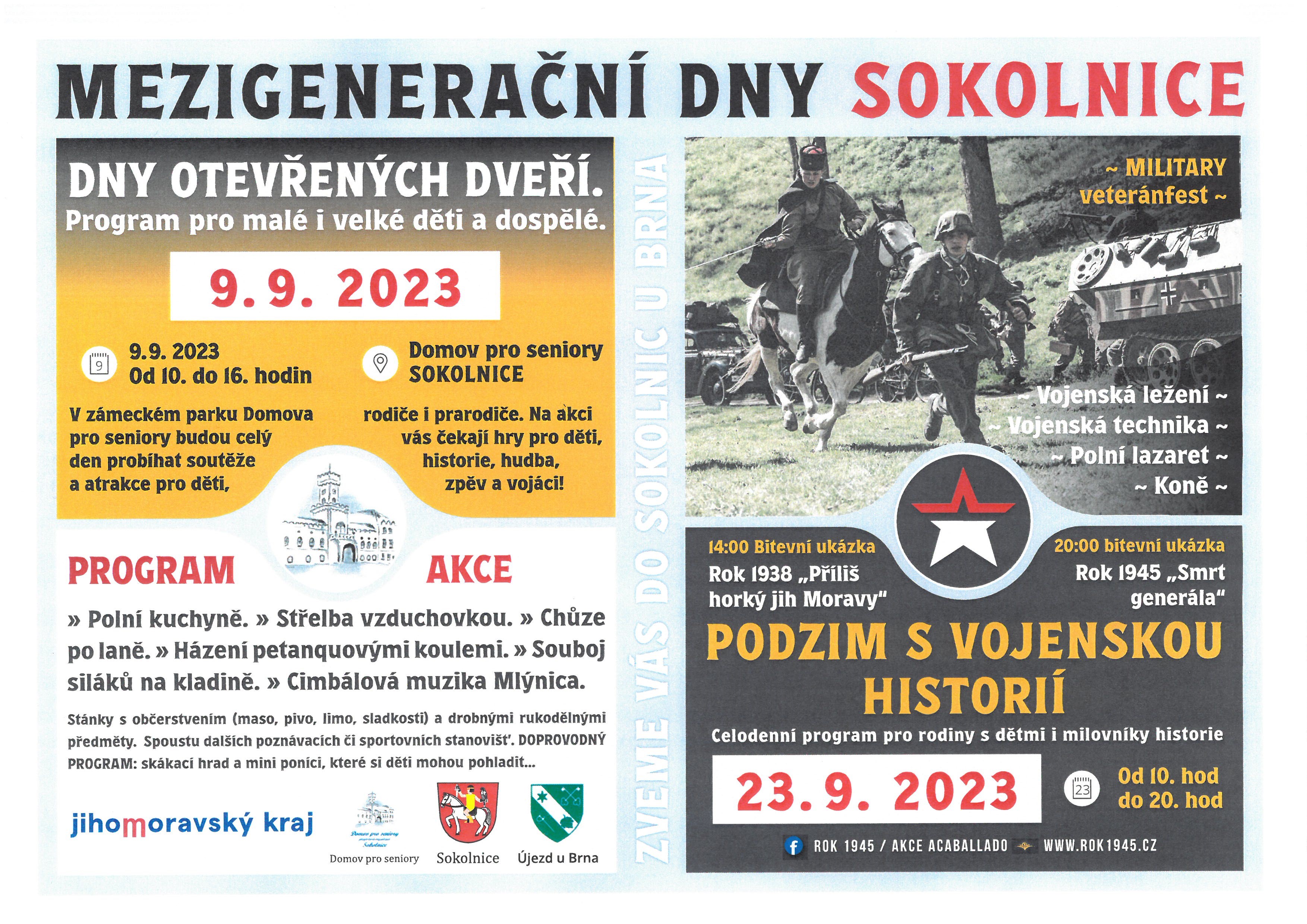Pozvánka na akce - Obec Sokolnice