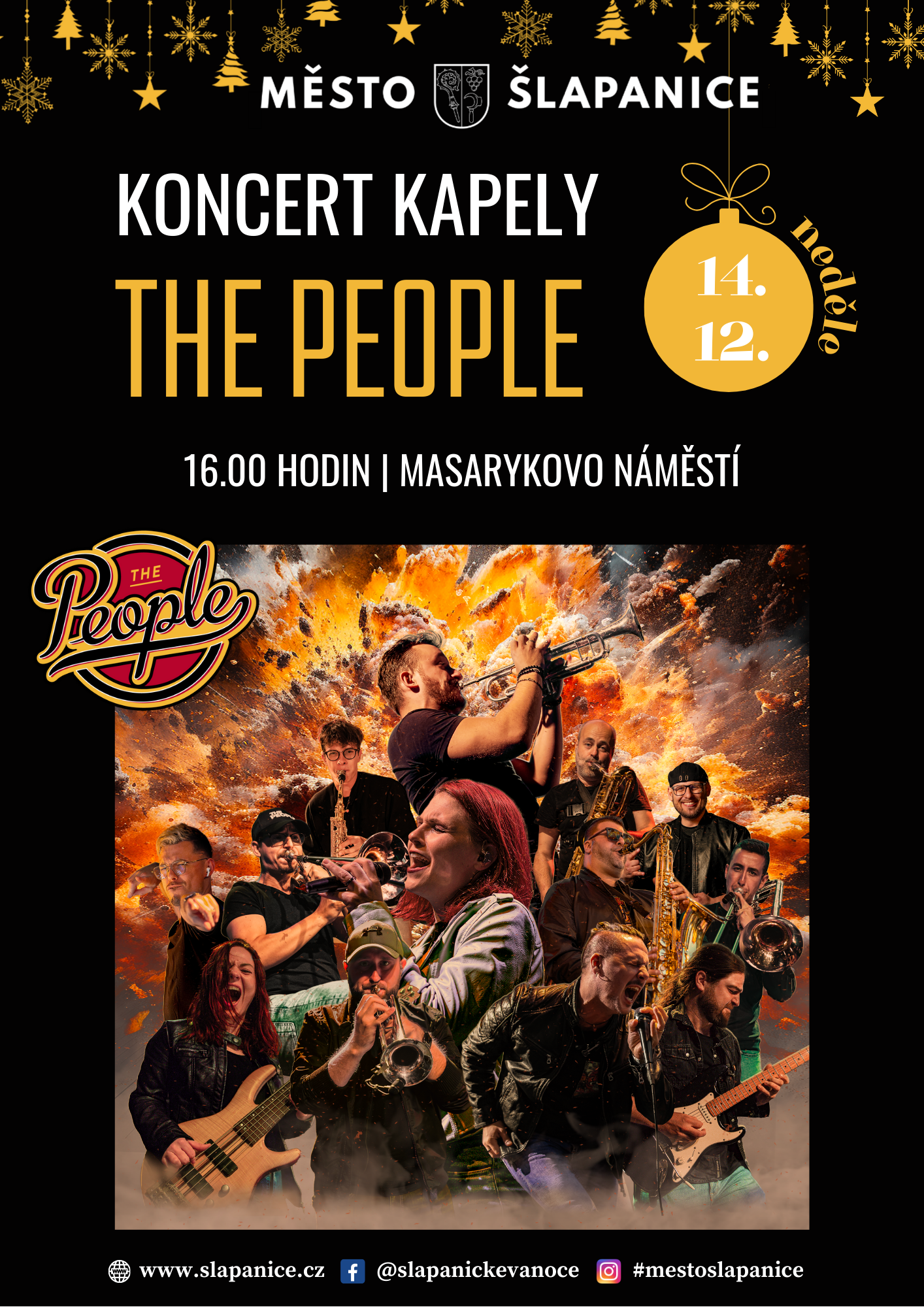 Koncert kapely The People ve Šlapanicích